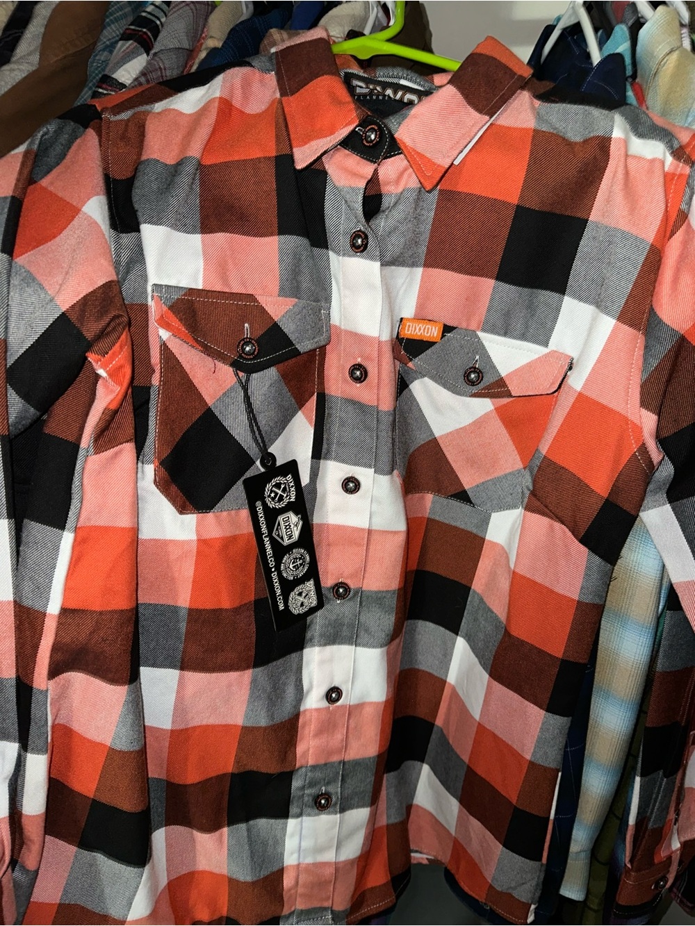 DIXXON Women’s Plaid Ironhead Large